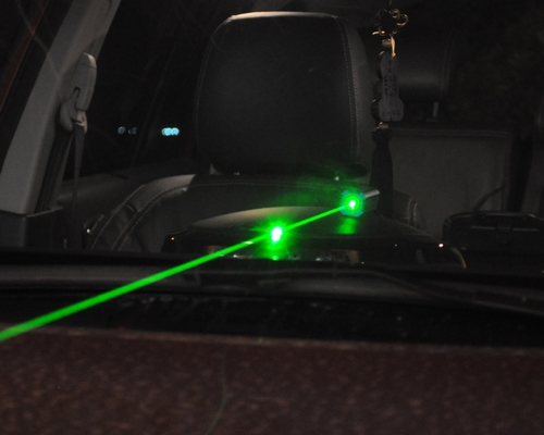 Car Green Lasers Mounted on vehicles for Dazzler Device or Pointing Target vehicle laser lights